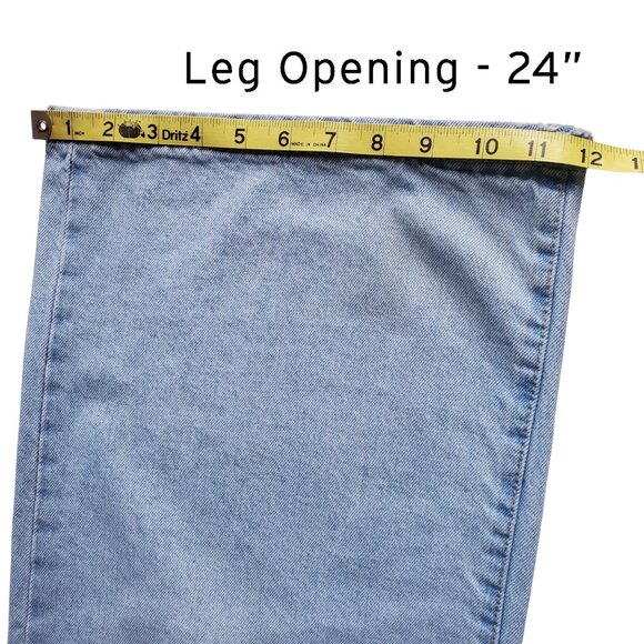 COTTON ON Low Rise Super Baggy Jeans in Breeze Blue Size 30 - Picture 15 of 16